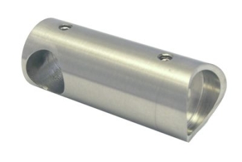 Traversenhalter, 42,4/16,2 mm, Abmessung ca. 60/25 mm, V2A